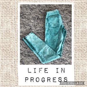 Life in Progress Green Tie Dye Jeans 👖